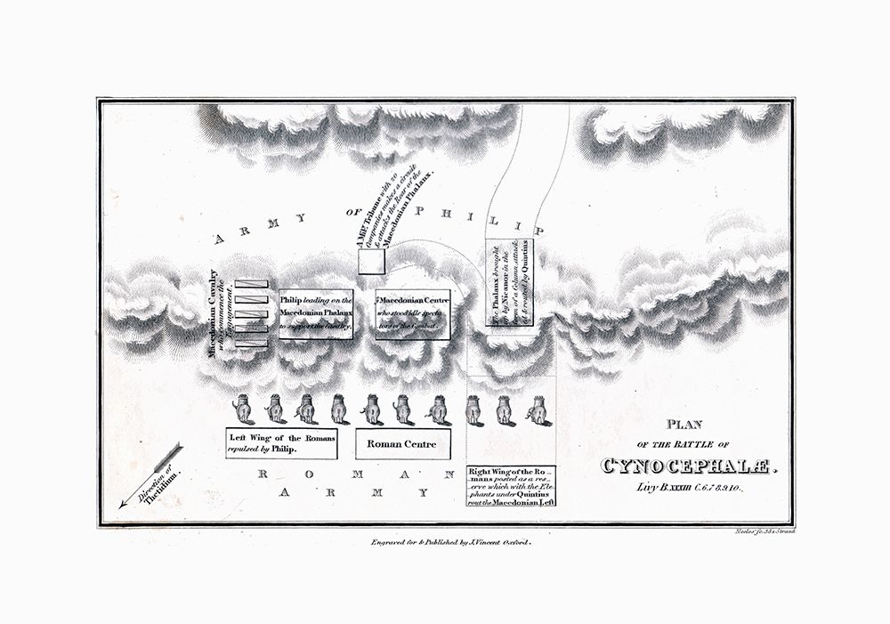 Battle of Cynocephalae - Greece - Oxford 1828