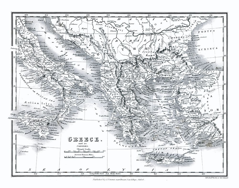 Colonies Greece - Oxford 1828
