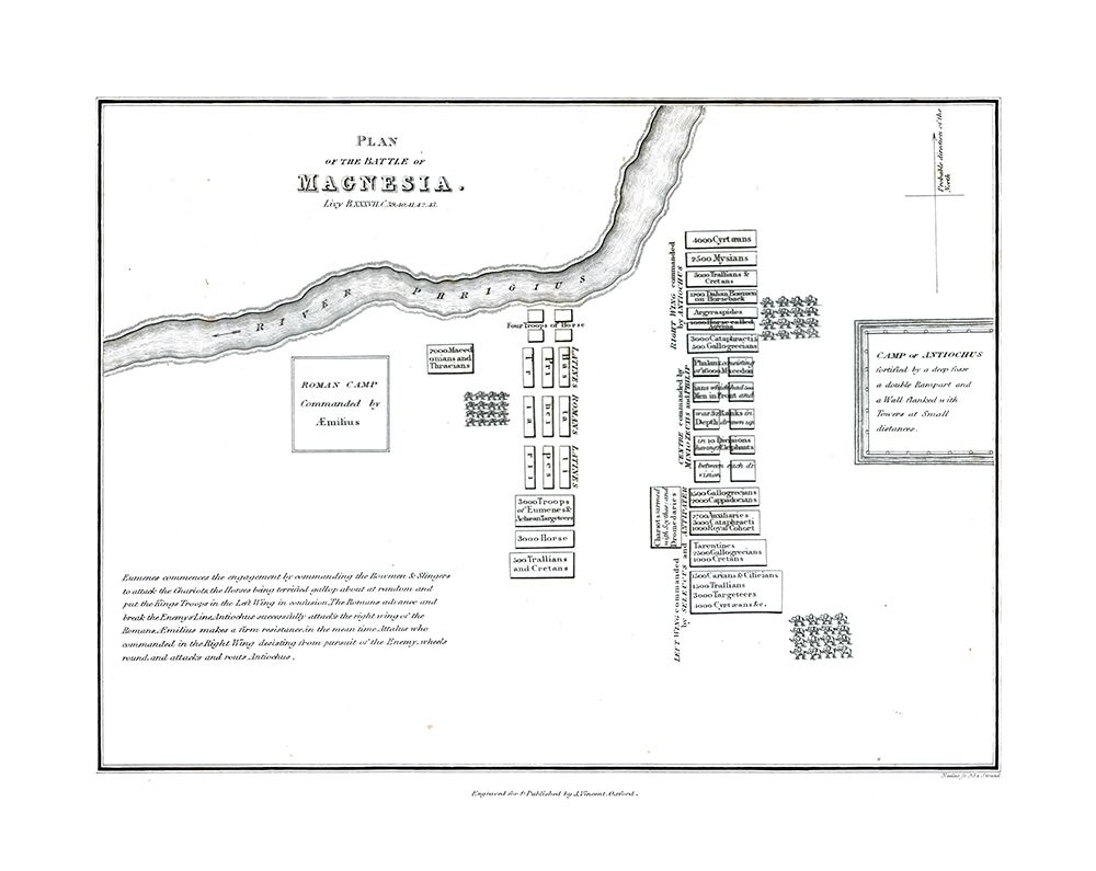 Battle of Magnesia - Greece - Oxford 1828