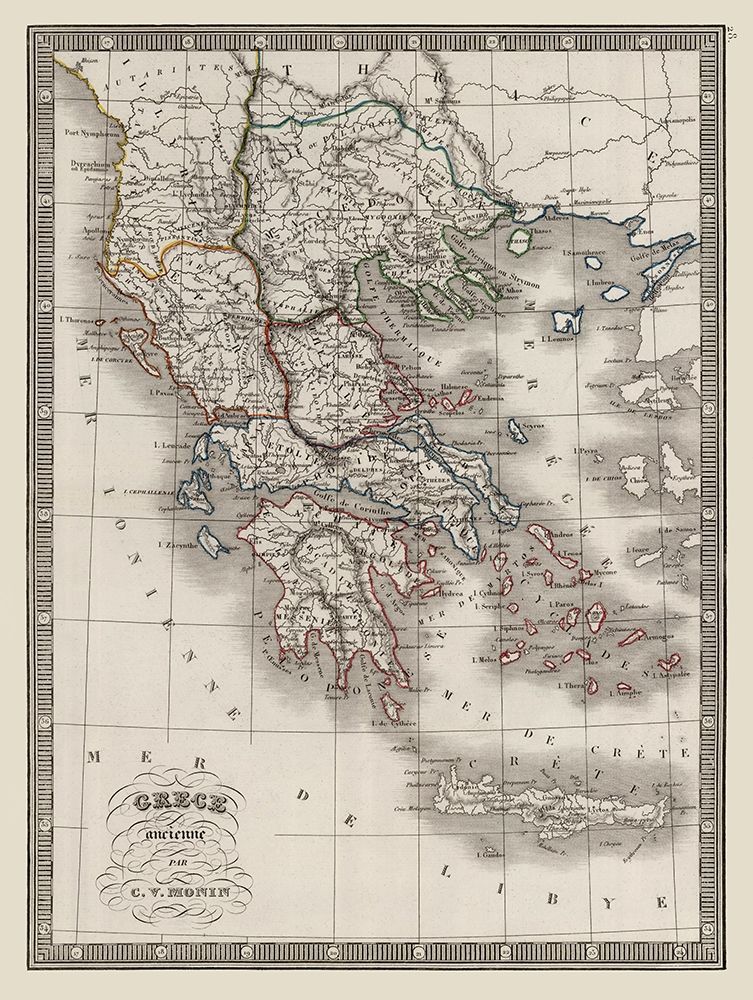 Ancient Greece - Monin 1839