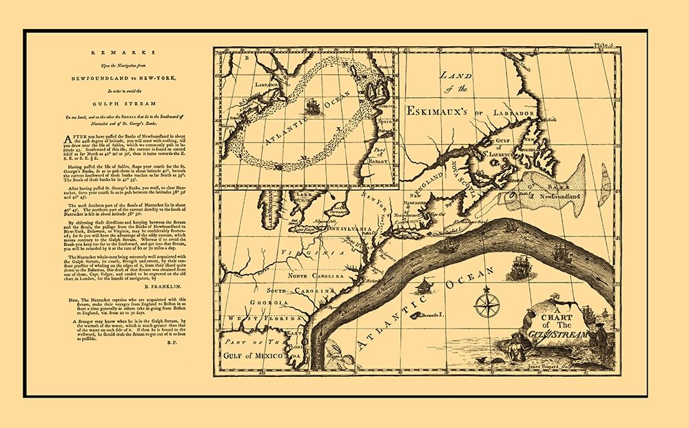 Gulf Stream Atlantic Ocean United States Canada