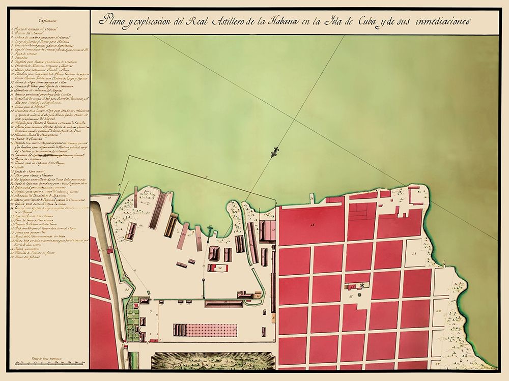 Caribbean Havana Cuba - 1700