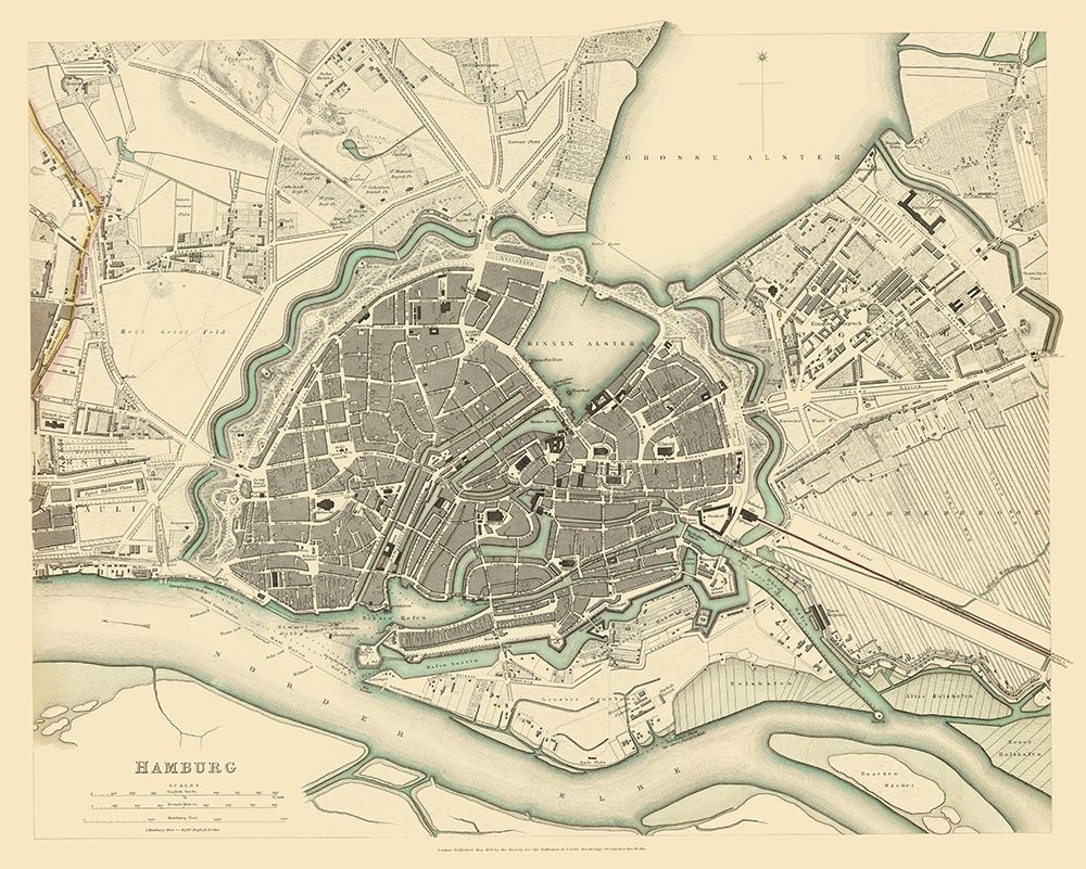 Hamburg Germany - Chapman 1837