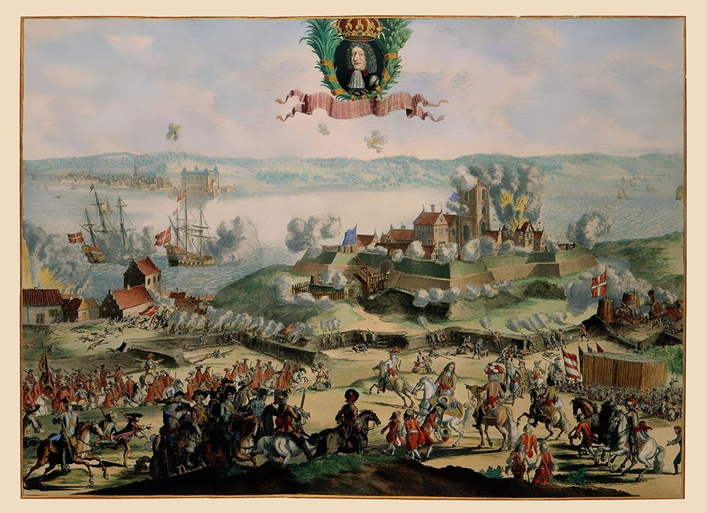 Scandanavia Helsingborg Sweden Siege Panoramic