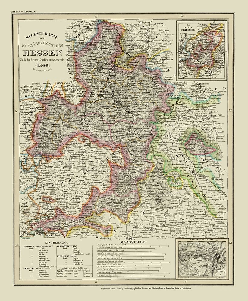 Hesse Schaumburg Cassel Germany