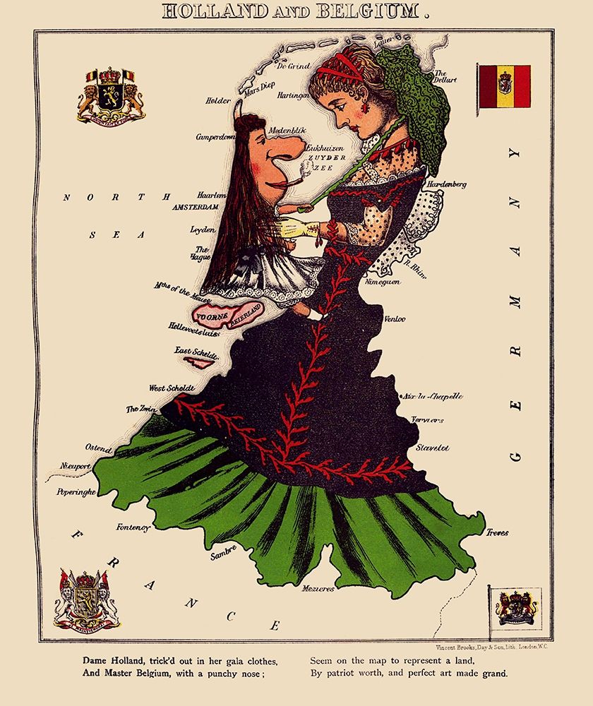 Benelux Holland Belgium - Lancaster 1869