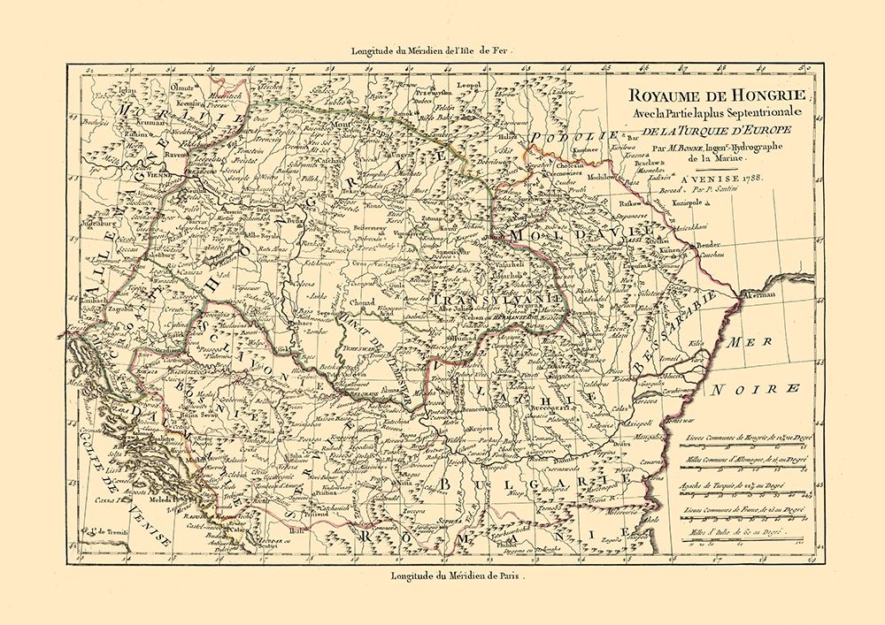 Hungary Kingdom - Santini 1794