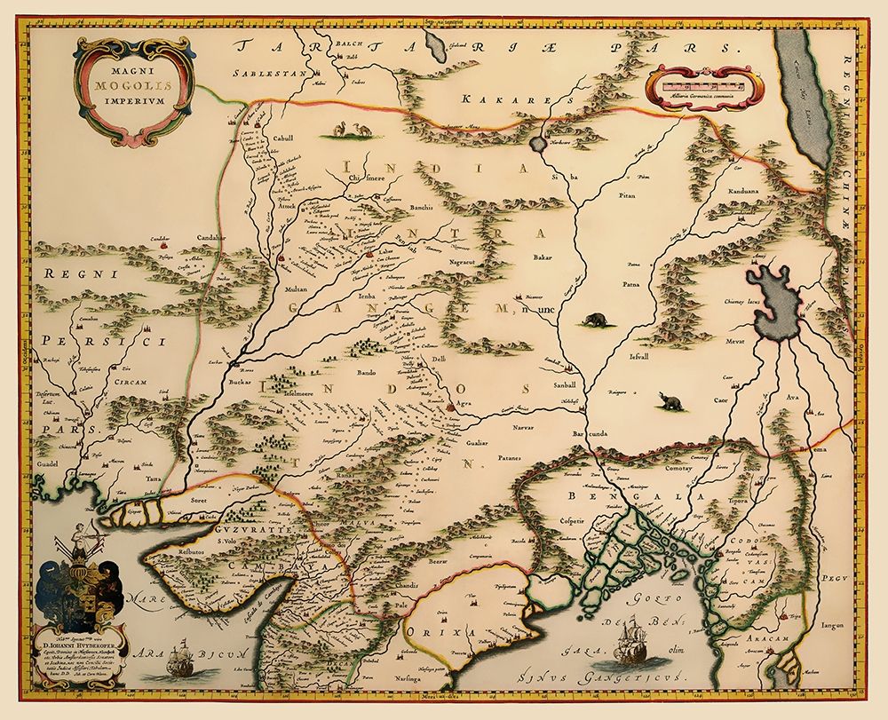 Central Asia - Blaeu 1638