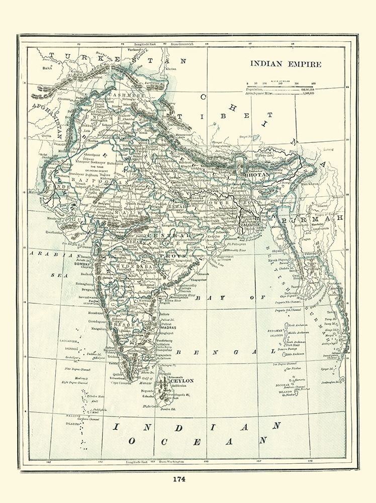 Indian Empire Asia Sri Lanka - Rathbun 1893