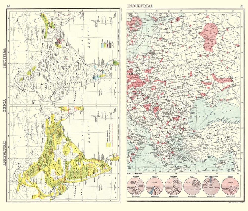 Agricultural Eastern Europe India Industrial