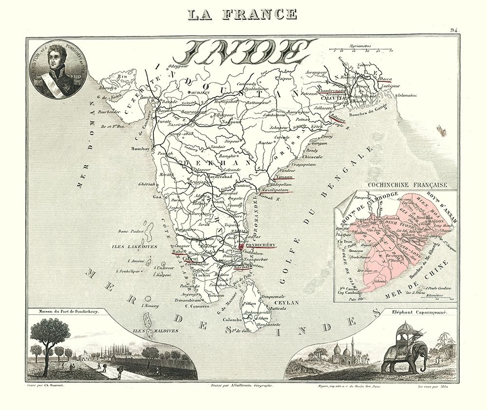 Asia India - Migeon 1869