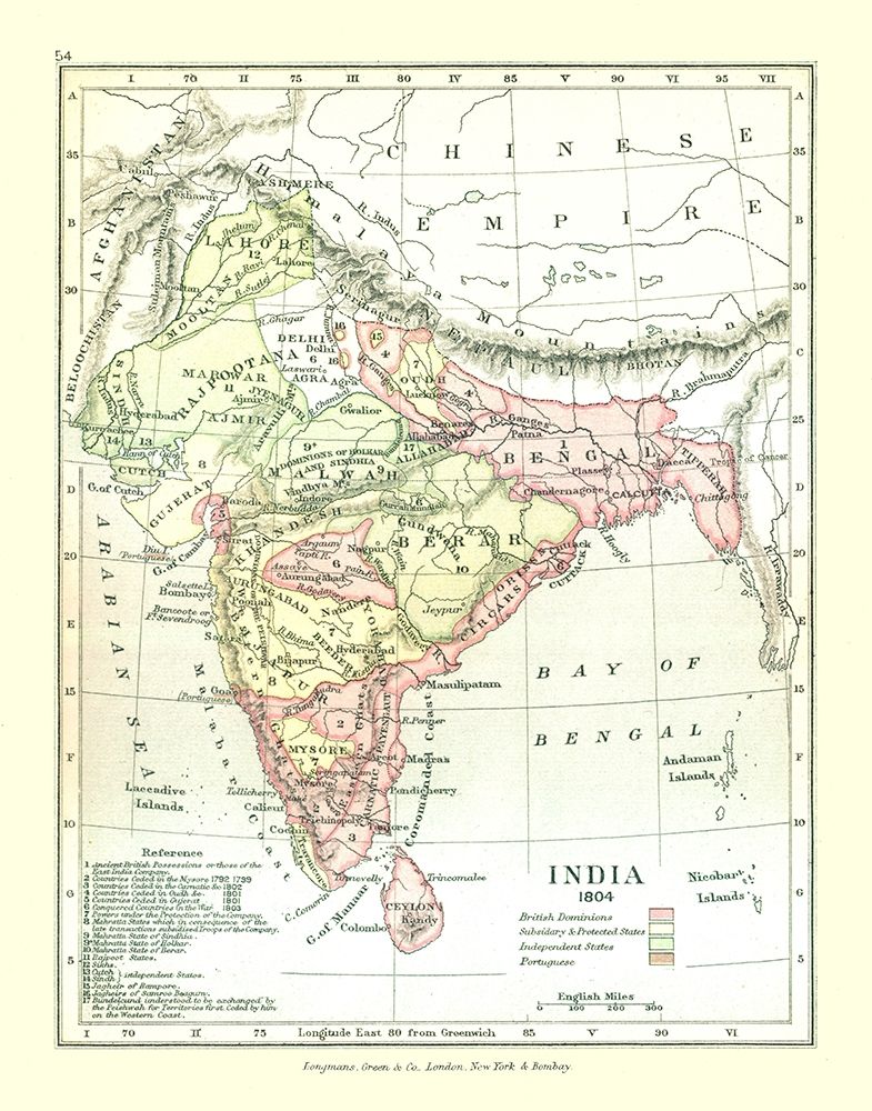 India 1804 - Gardiner 1902