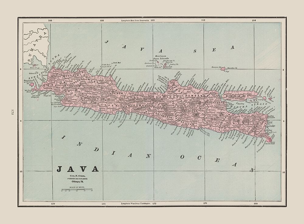 Java Indonesia Asia - Cram 1892