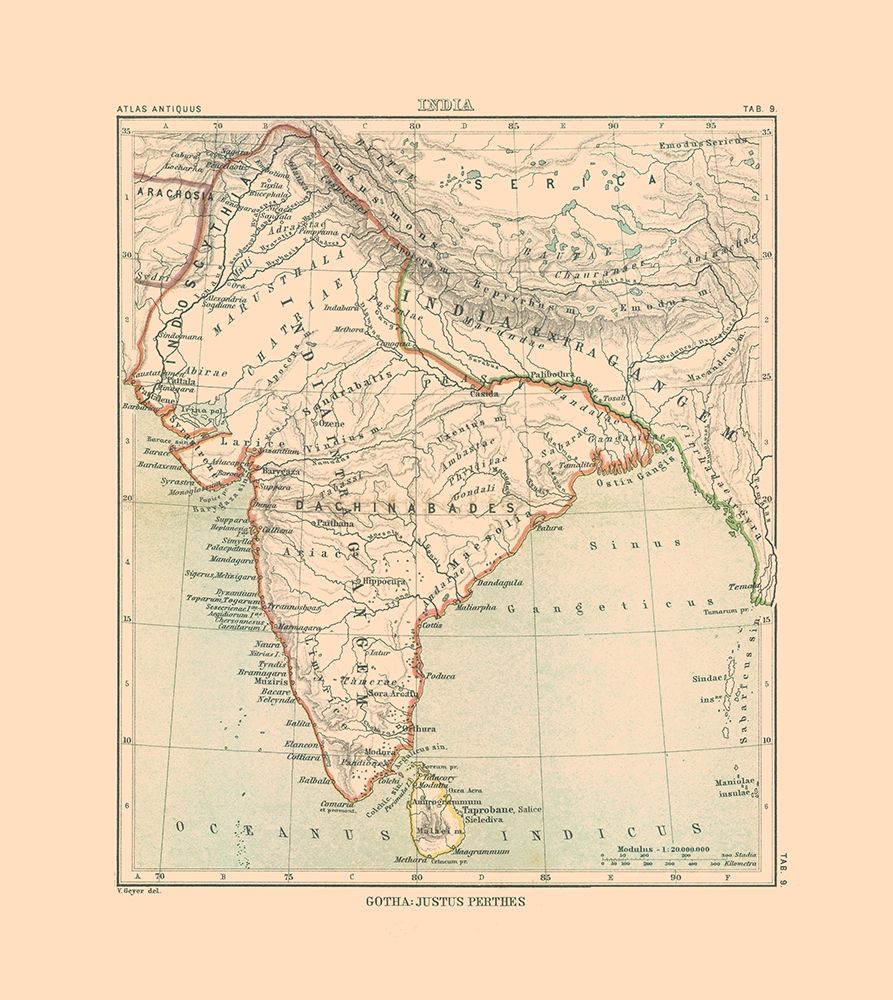 India - Perthes 1896