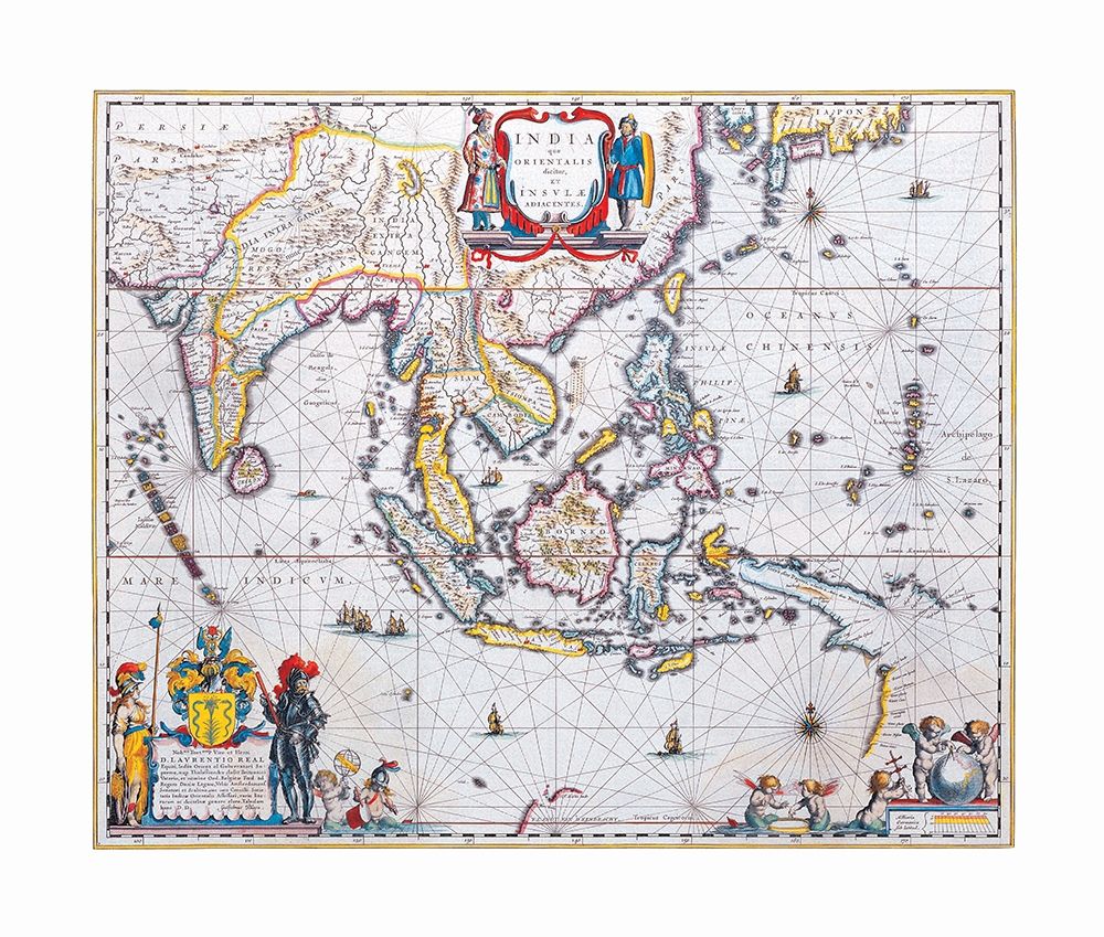 Asia India - Blaeu 1665