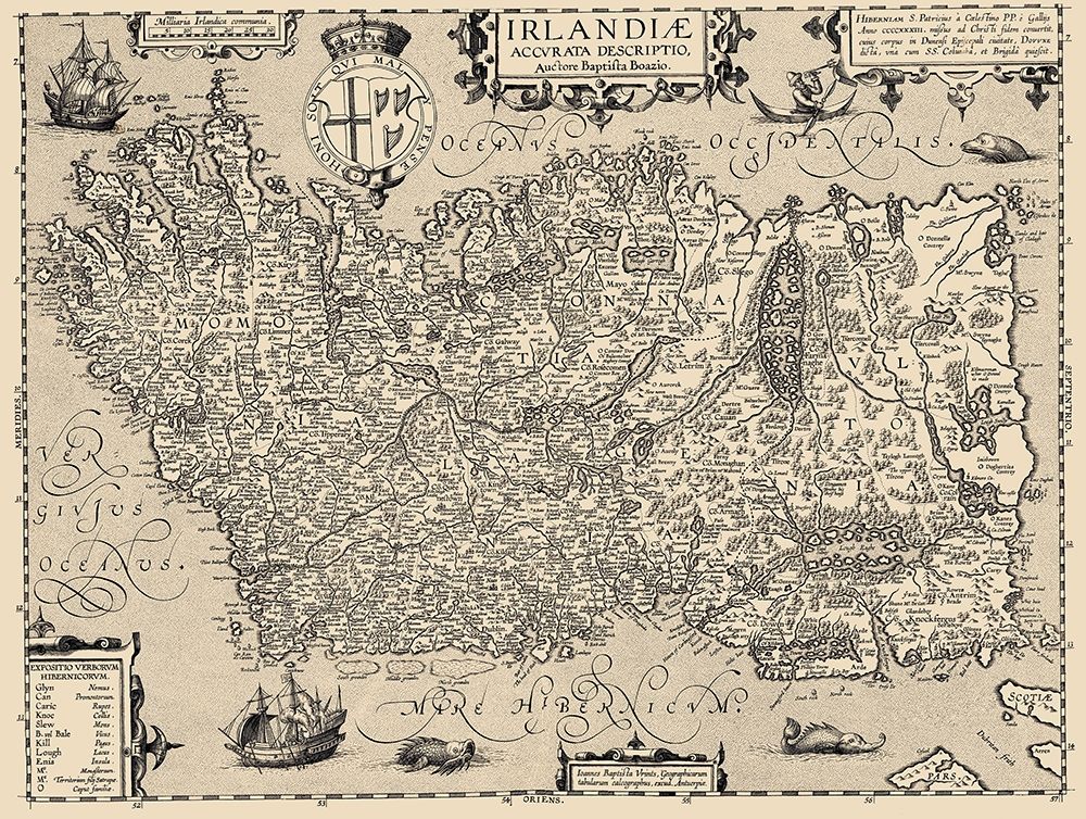 Ireland - Ortelius 1606