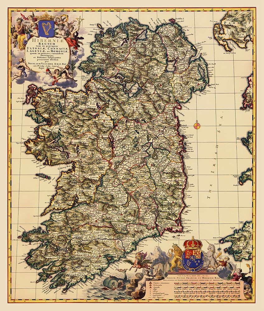 Ireland - Visscher 1689