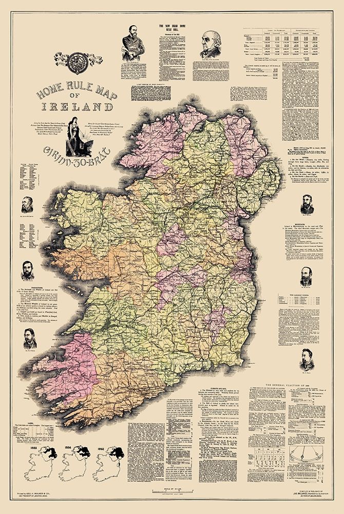 Home Rule Ireland - Ballance 1893