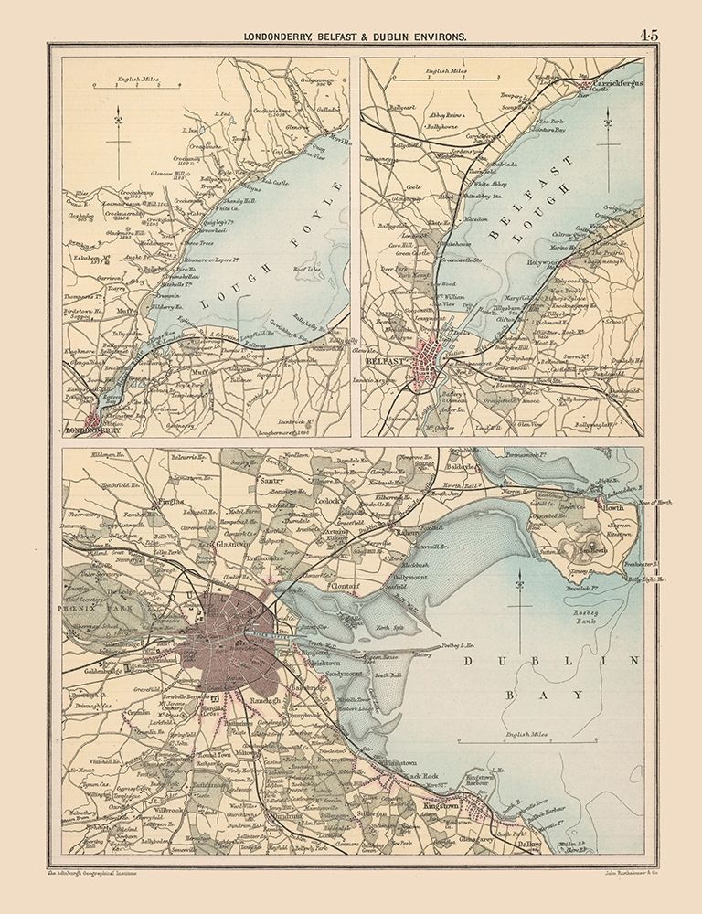 Londonderry Belfast Dublin Ireland