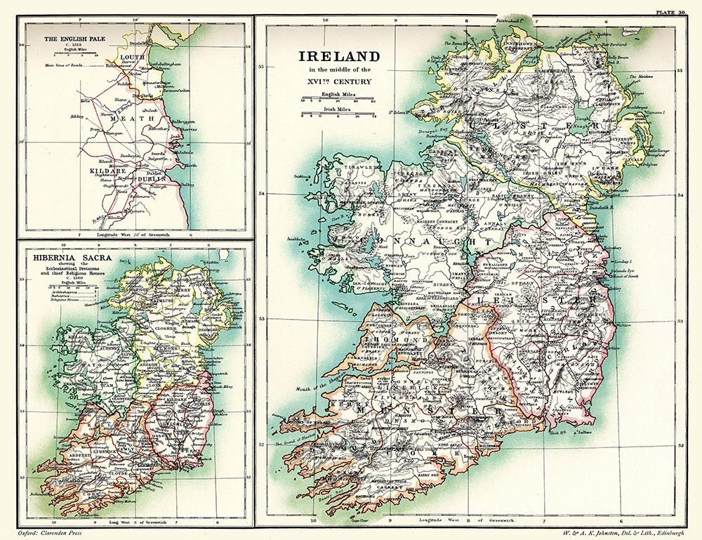 Ireland 16th Century - Poole 1902