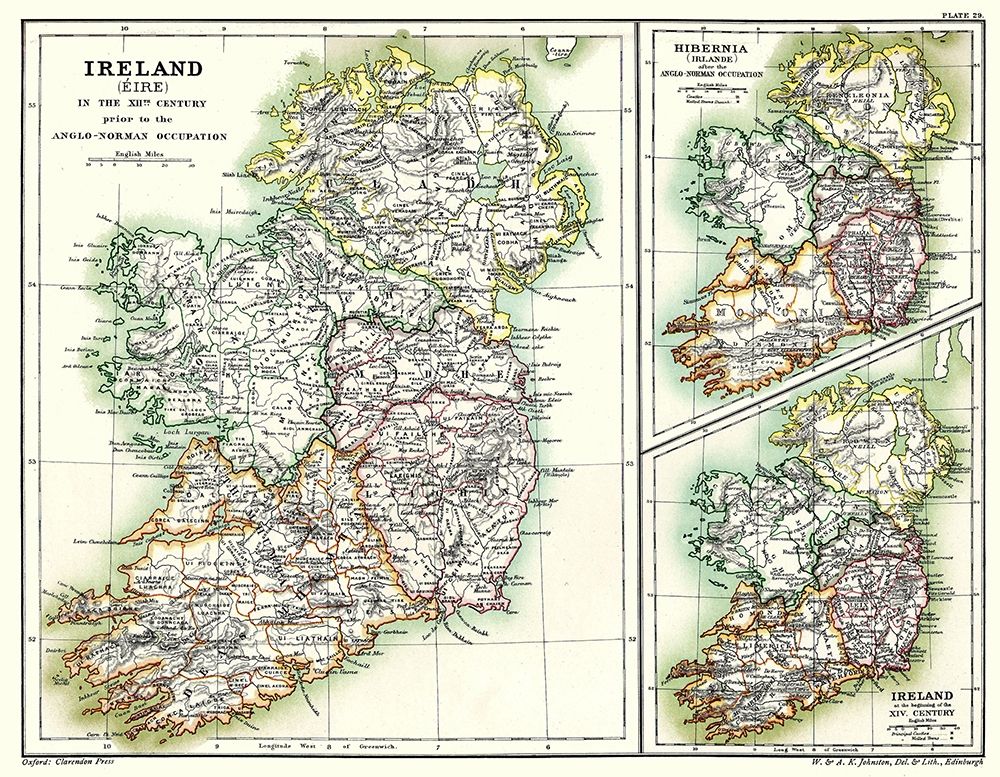 Ireland 12th Century - Poole 1902