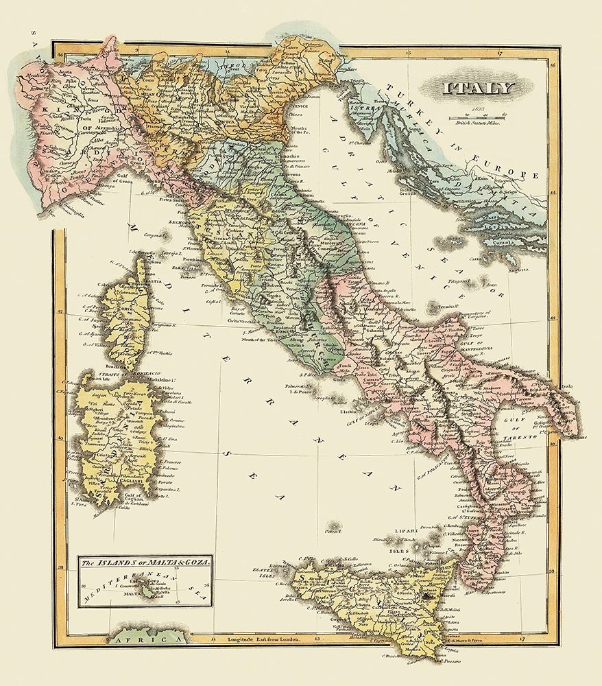 Italy - Lucas 1823