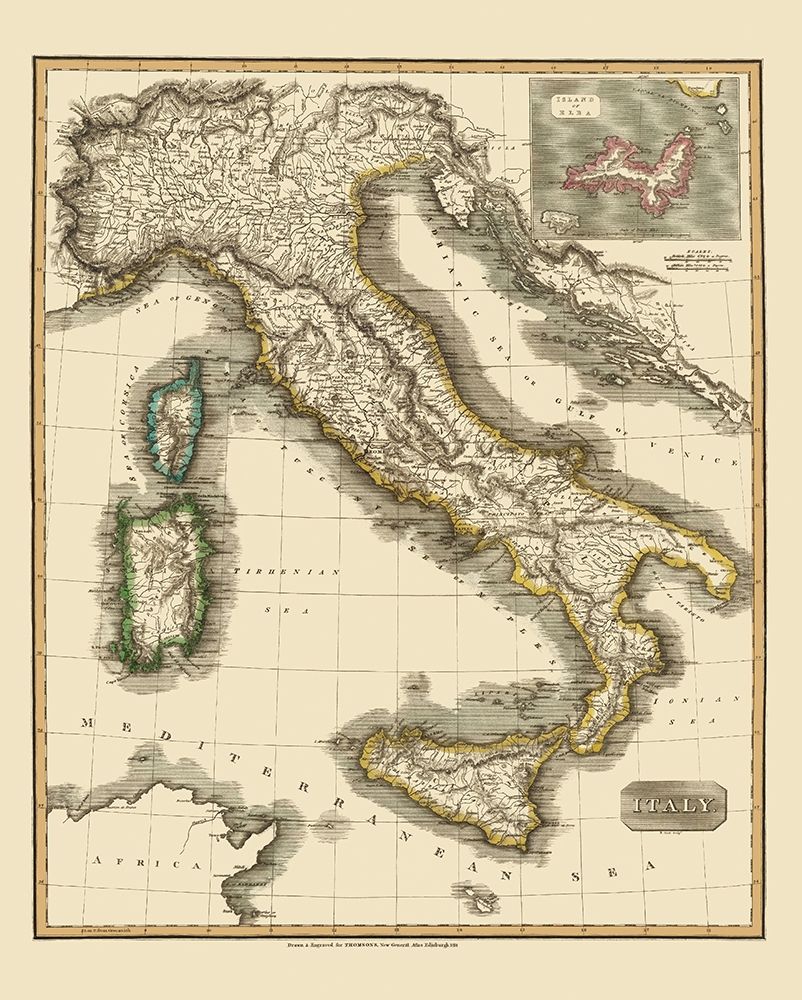 Italy - Thomson 1814