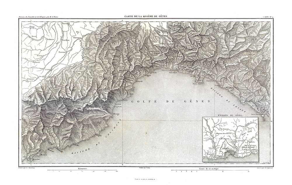 Genoa Italy - Thiers 1866