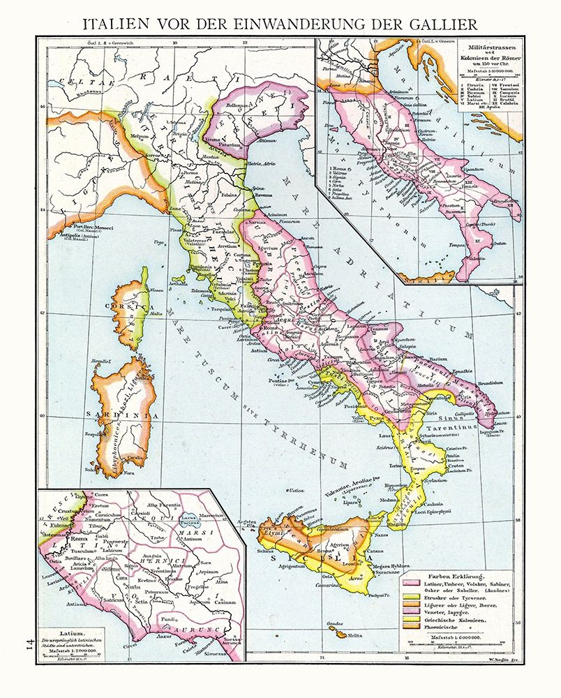 Italy - Droysen 1886
