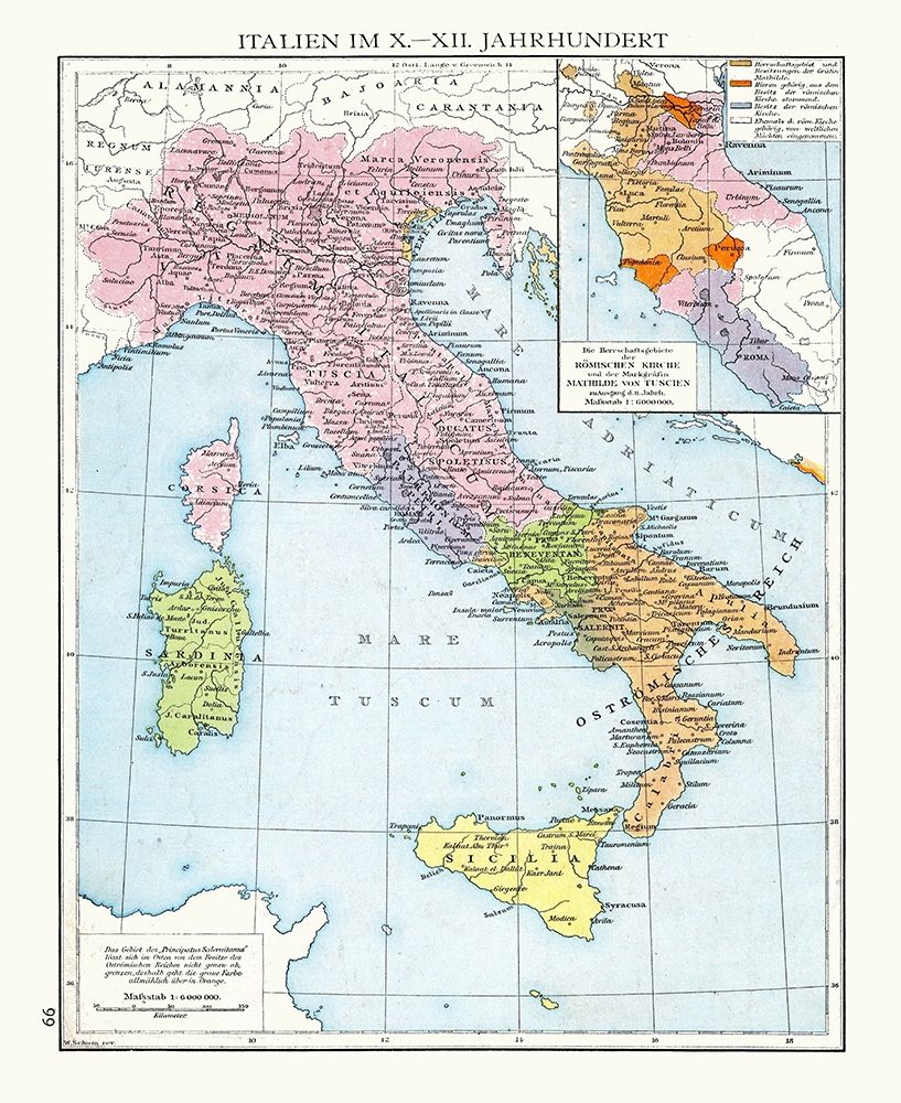 Italy 10-12 Century - Droysen 1886