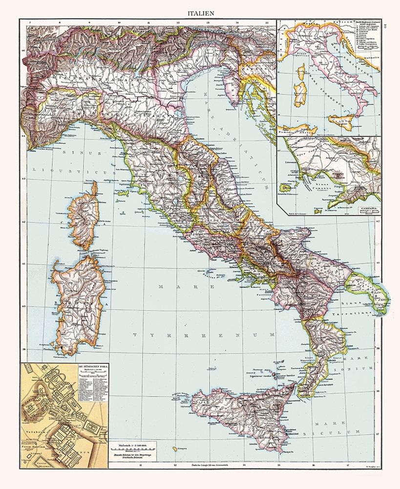 Italy - Droysen 1886