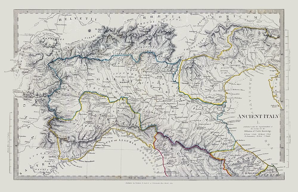 Northern Ancient Italy - Chapman 1830