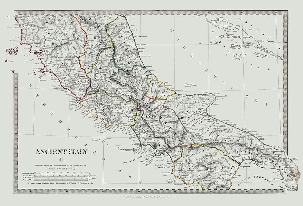 Central Ancient Italy - Chapman 1830