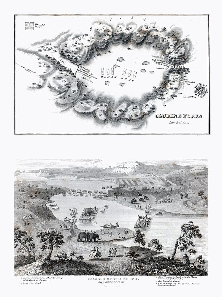 Battle of the Caudine Forks - Oxford 1828