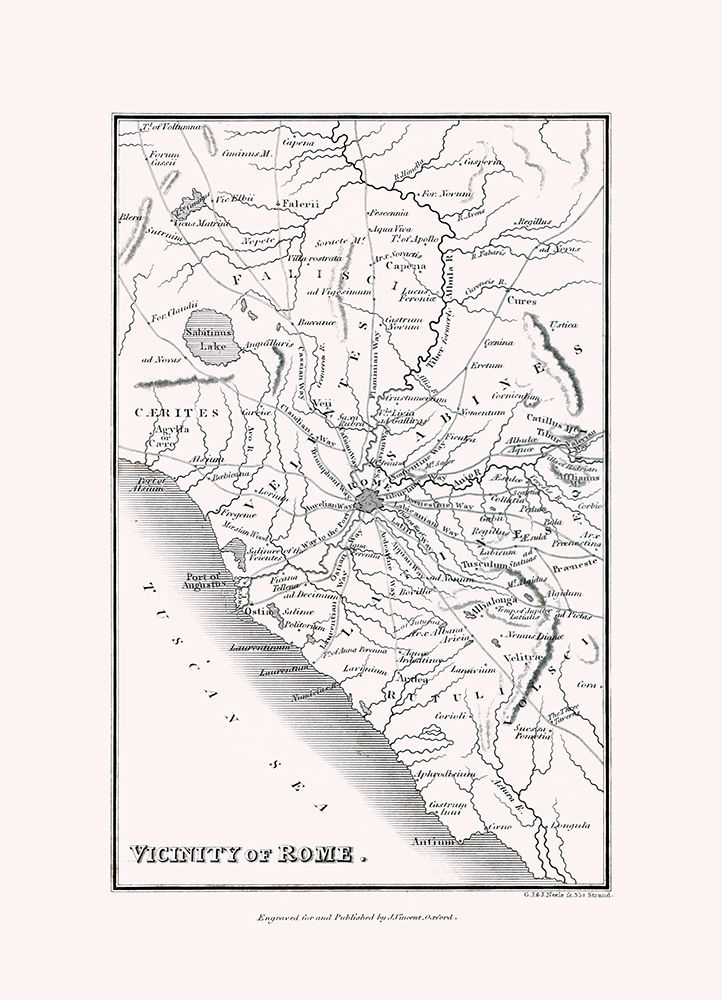 Rome Vicinity Italy - Oxford 1828