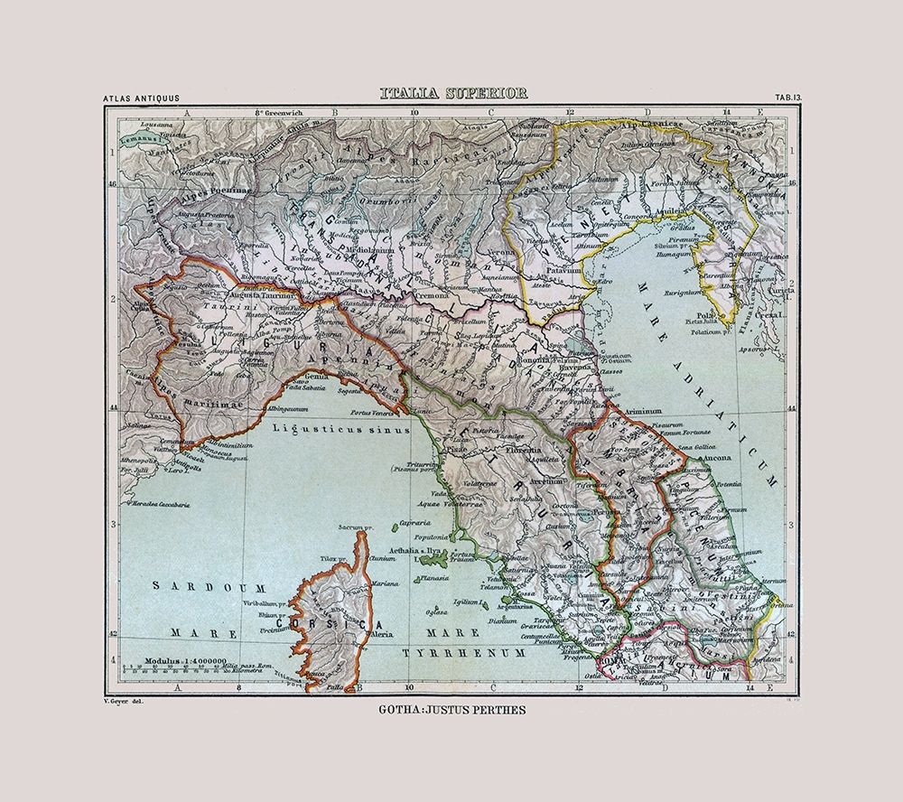 North Italy - Perthes 1896
