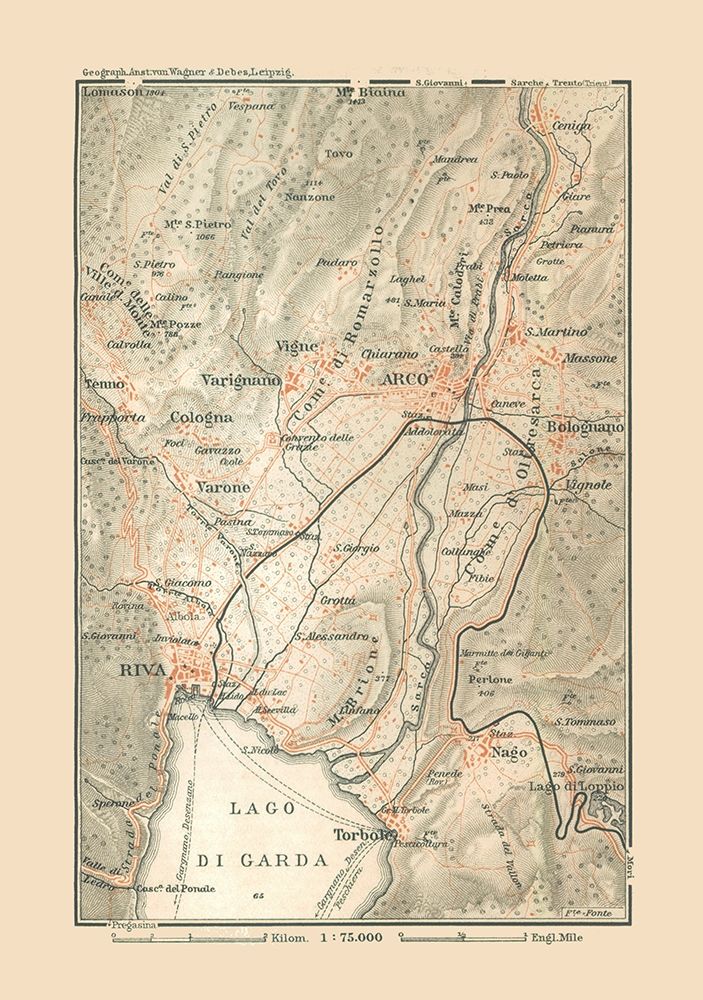 Northeastern Italy - Baedeker 1910