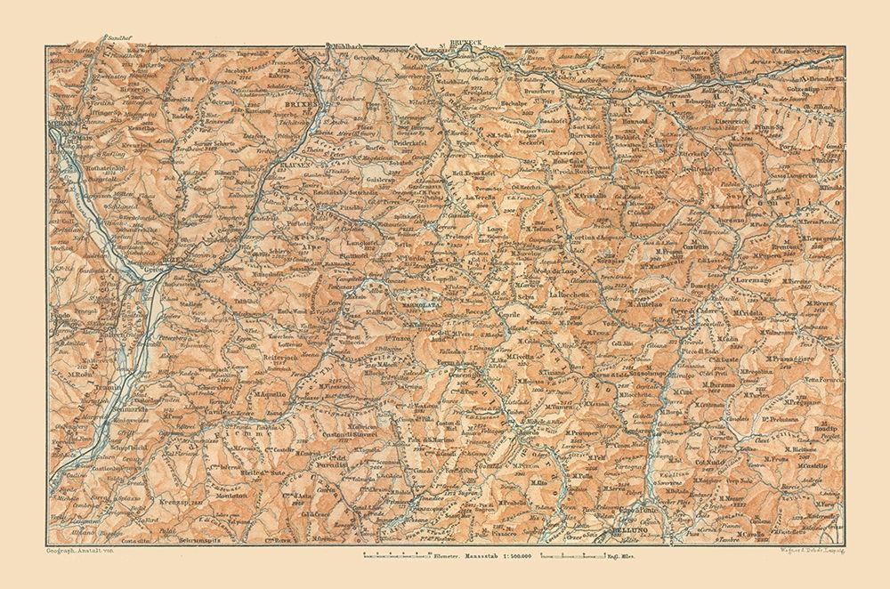 Northeastern Italy - Baedeker 1910