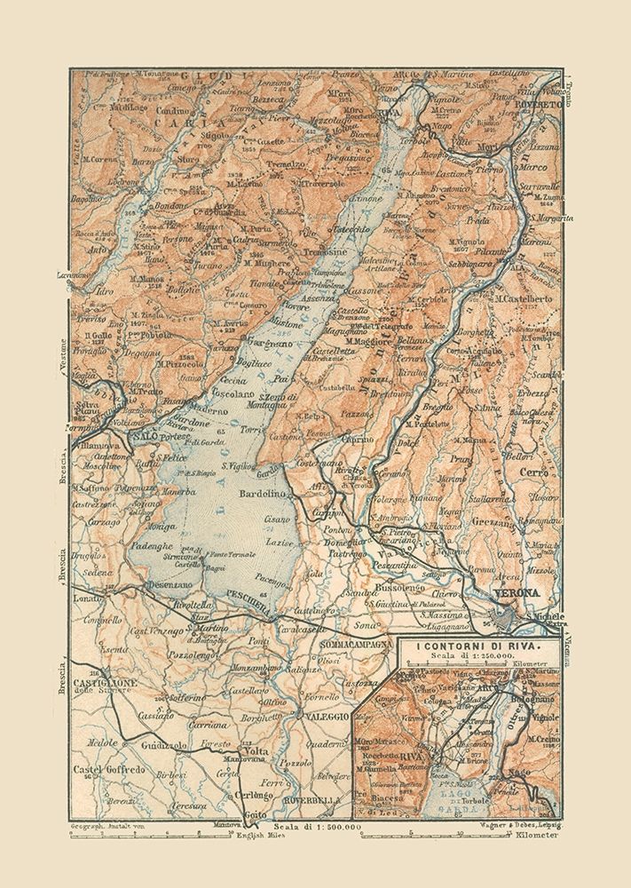 Northern Italy - Baedeker 1910
