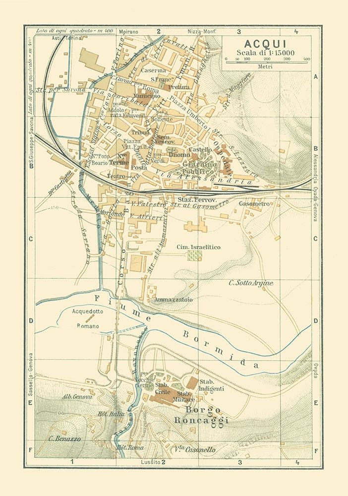 Acqui Italy - Bertarelli 1914