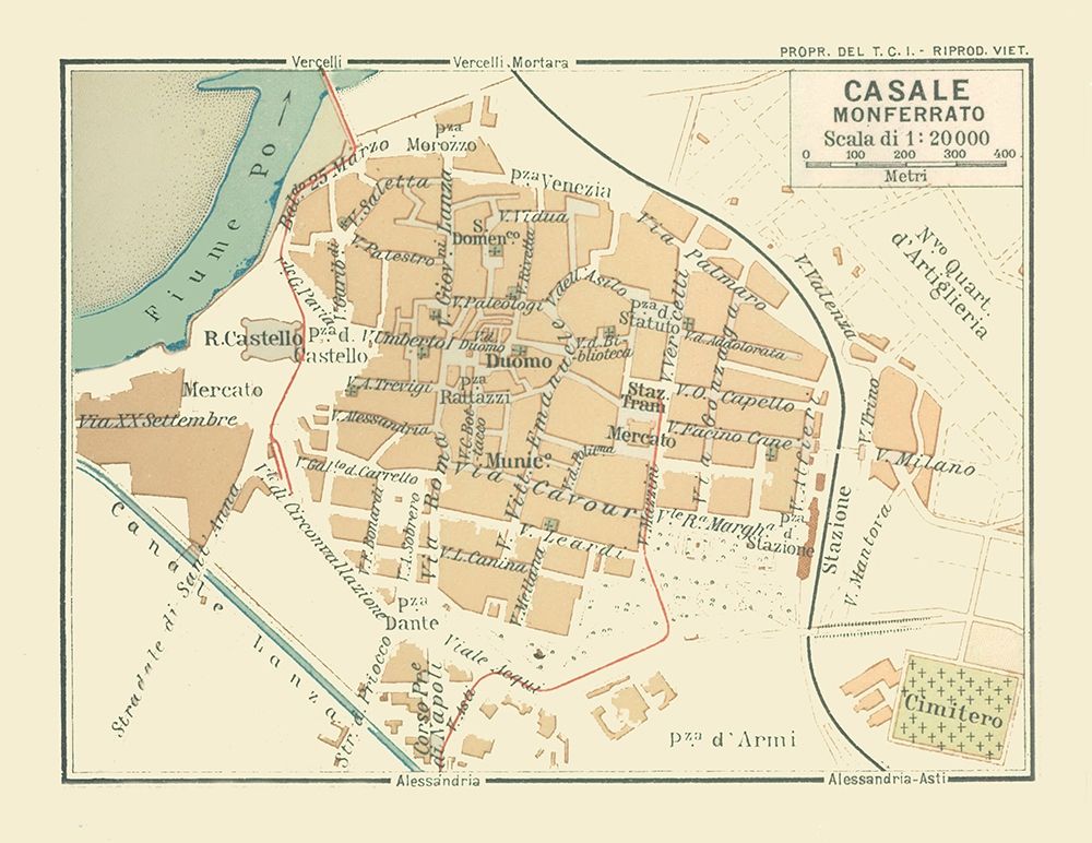 Casale Italy - Bertarelli 1914