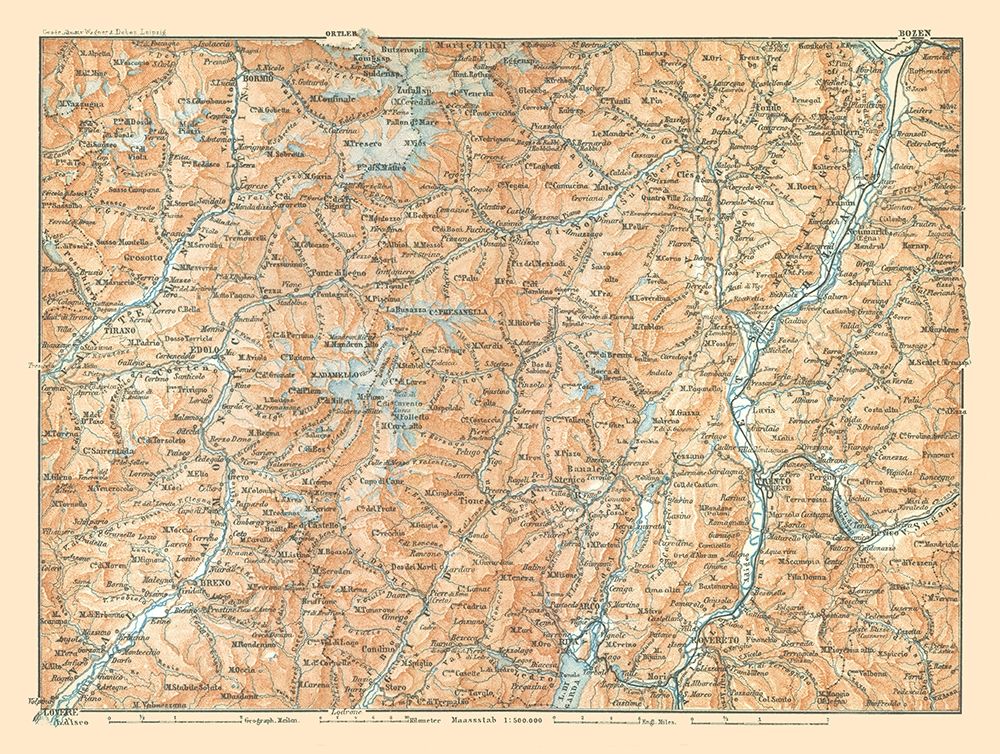 North Italy - Baedeker 1896