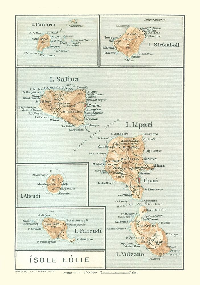 Italian Islands Italy Europe - Baedeker 1880