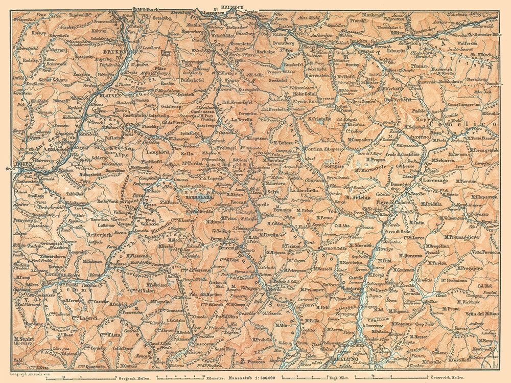 Northeastern Italy - Baedeker 1896