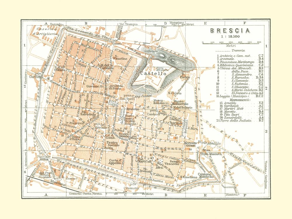 Brescia Italy - Bertarelli 1914