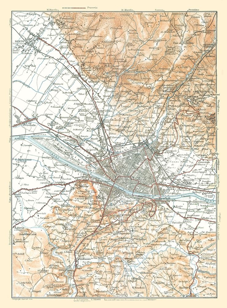 Florence Italy - Bertarelli 1914