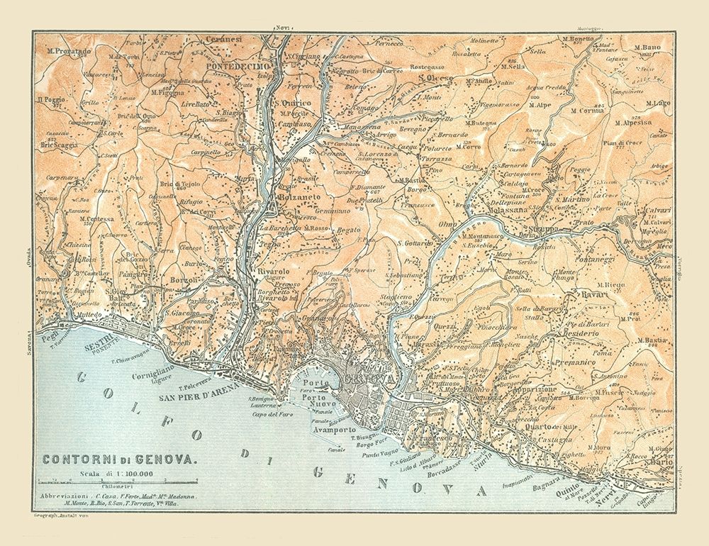 Genova Italy - Bertarelli 1914