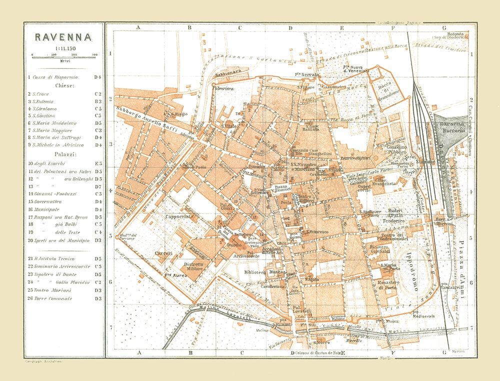 Ravenna Italy - Bertarelli 1914