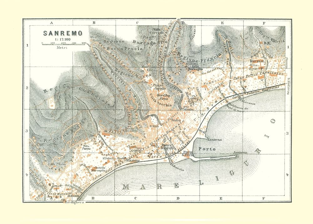 Sanremo Italy - Bertarelli 1914