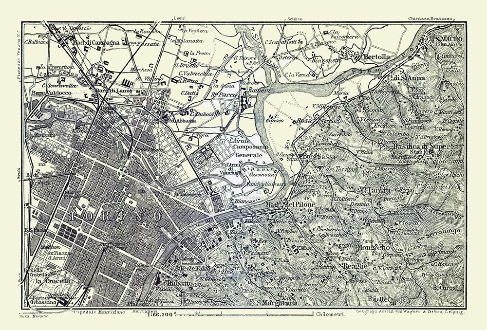 Turin Italy - Bertarelli 1914